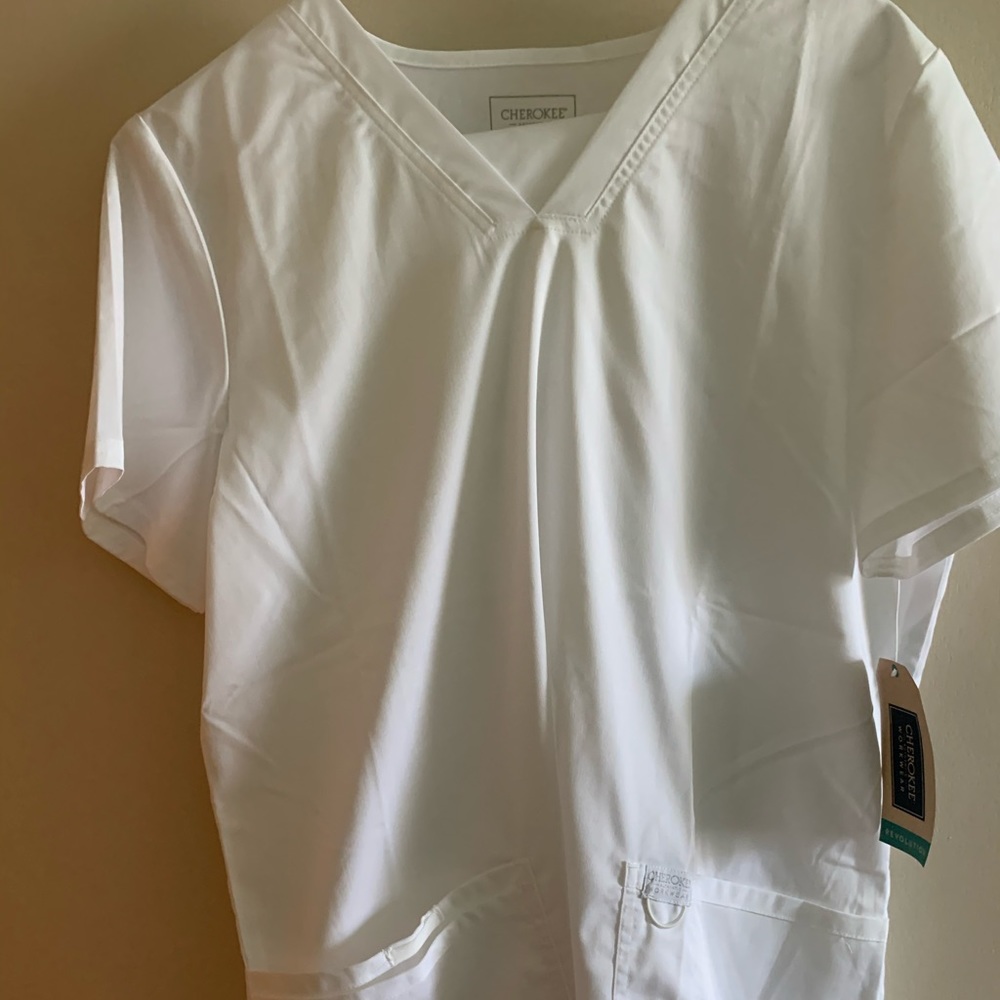 Brand new white Cherokee scrubs NWT